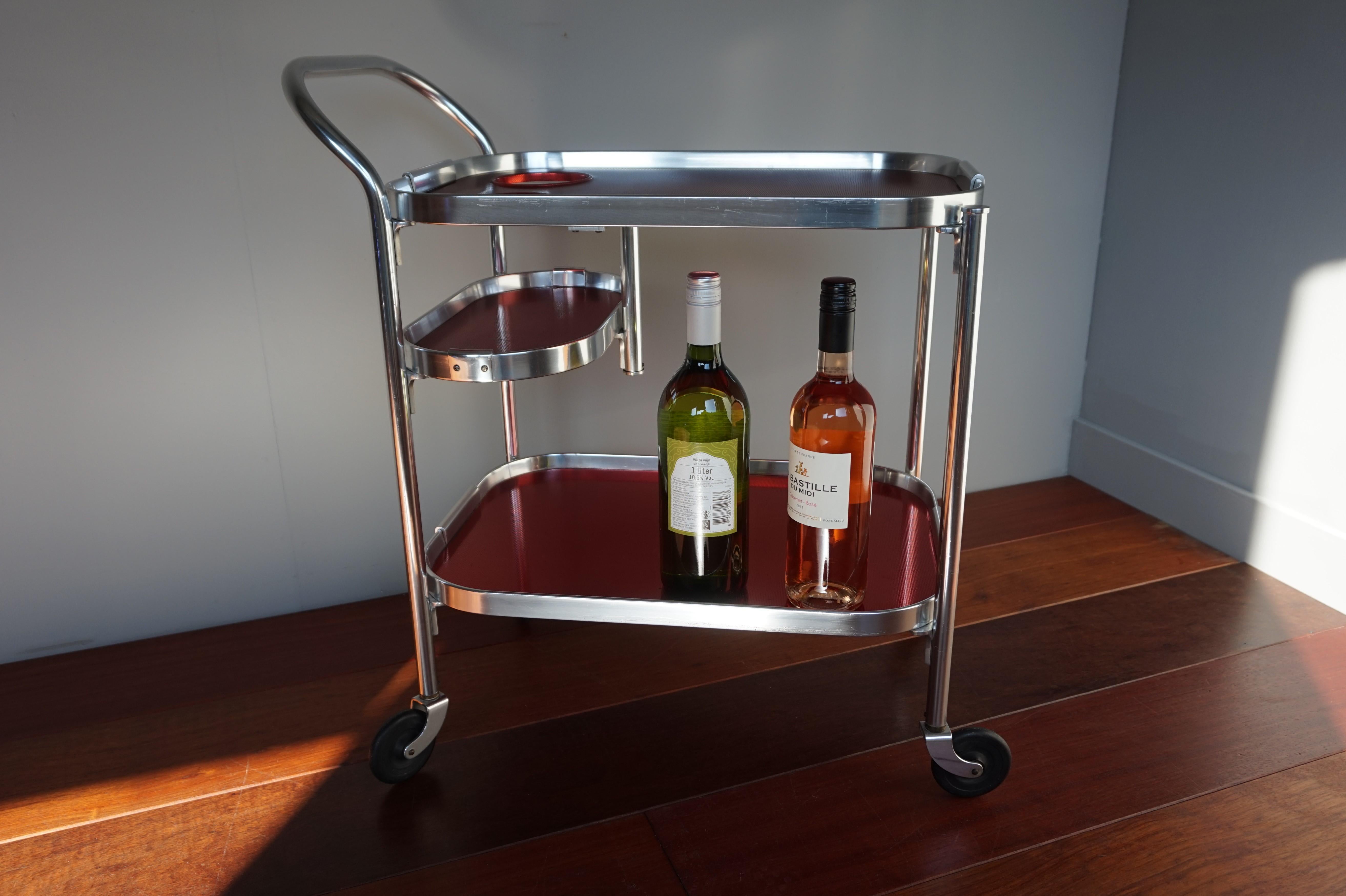Midcentury Modern Drinks Trolley  /Bar Cart Made & Designed in England by Kaymet 5