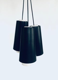 Mid-Century Modern Niederländische Design-Pendelleuchten mit 3 Pendelleuchten von RAAK, Holland 1960''s