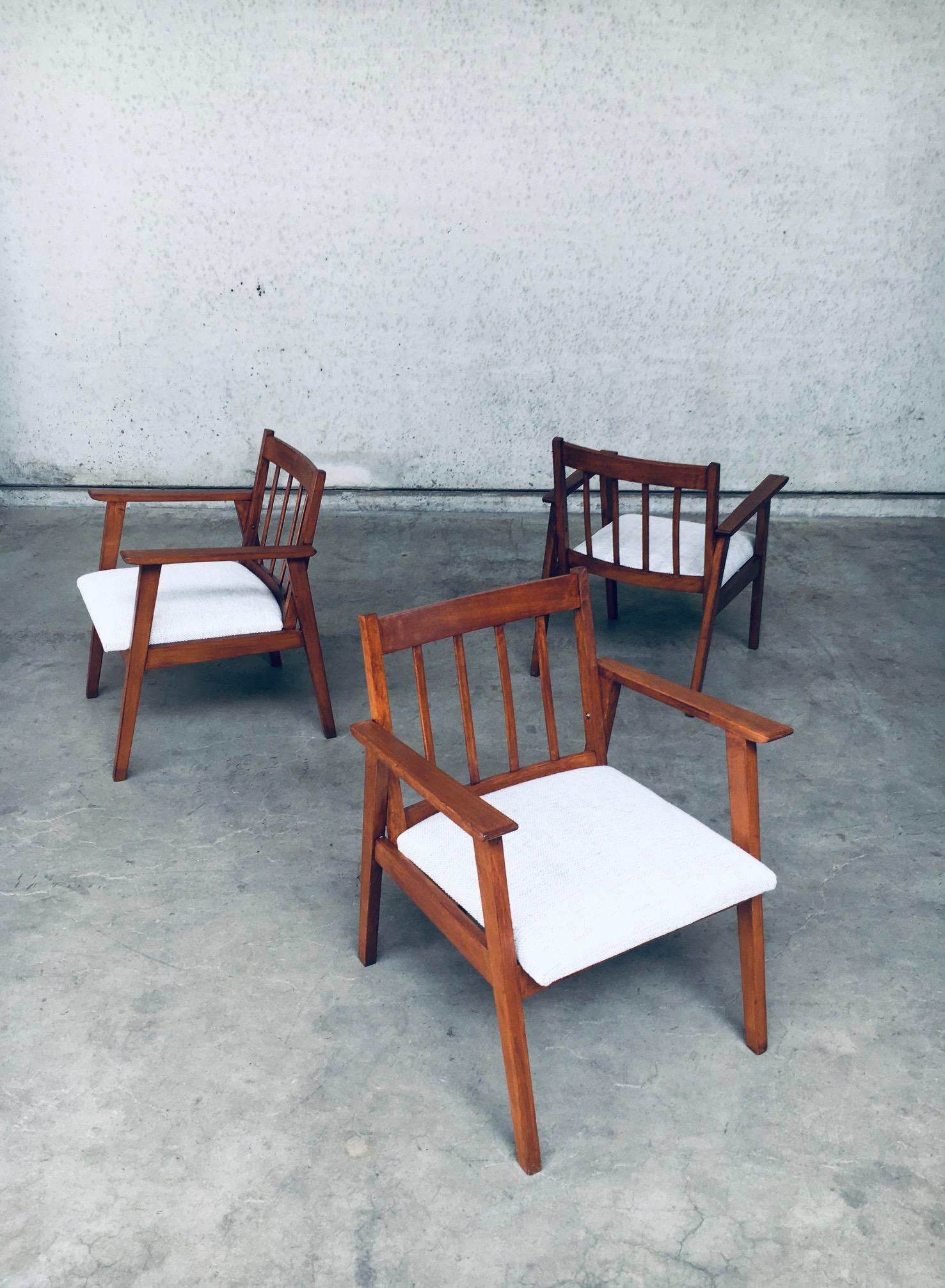 Mid-Century Modern Dutch Design Armchair Set, Netherlands 1950's In Good Condition For Sale In Oud-Turnhout, VAN