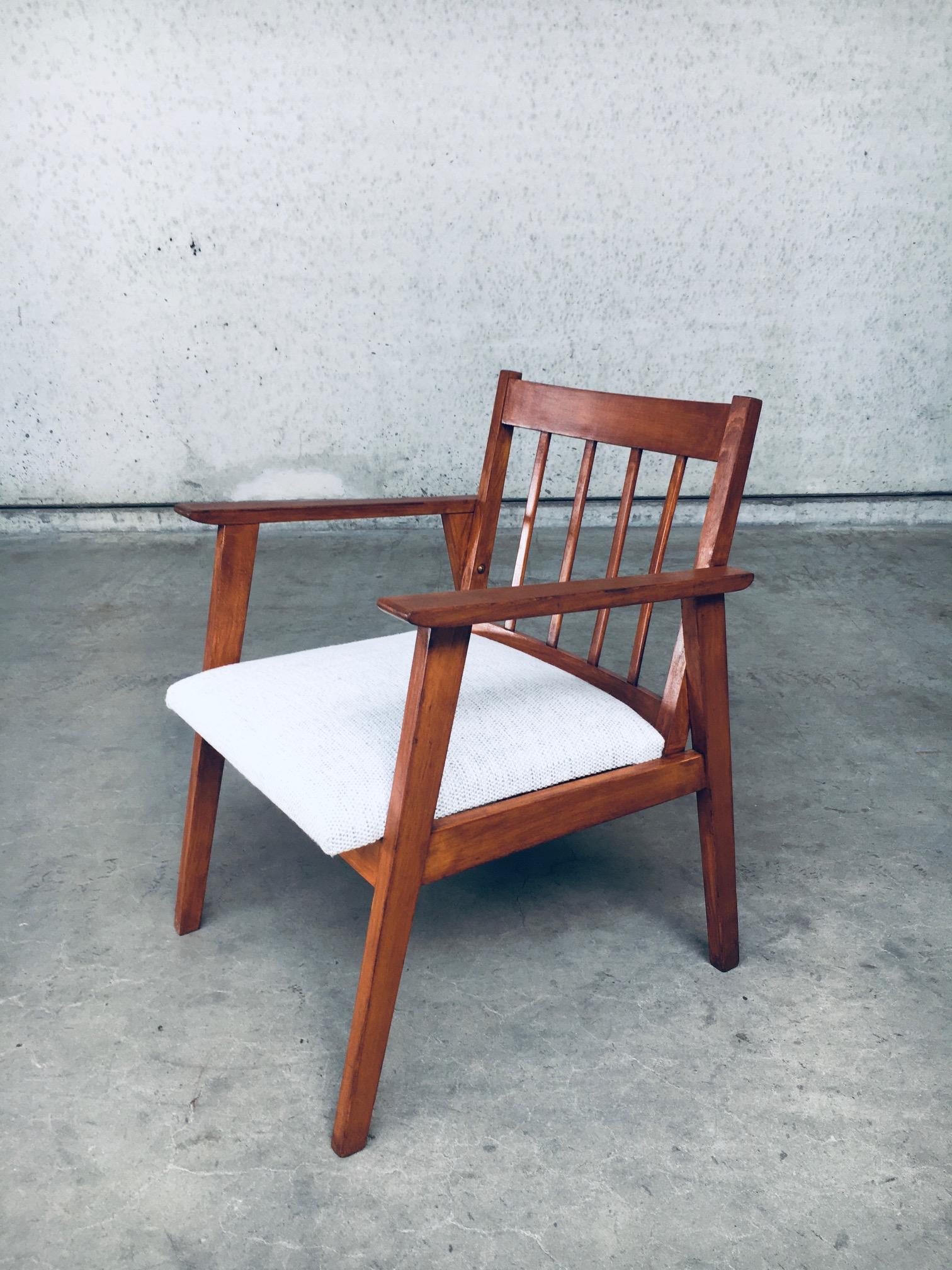 Mid-Century Modern Dutch Design Armchair Set, Netherlands 1950's For Sale 1