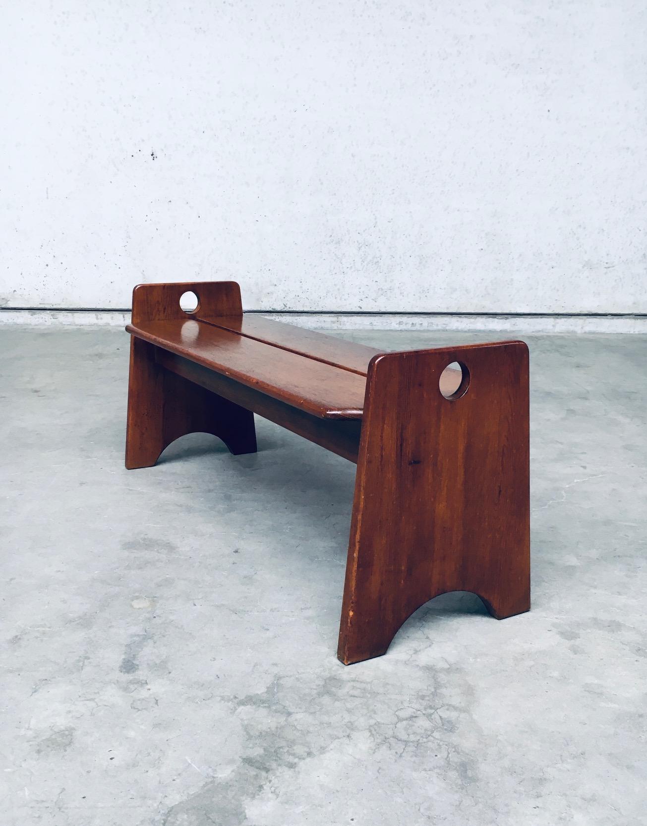 Mid-Century Modern Dutch Design Side Bench, Netherlands, 1960's 2