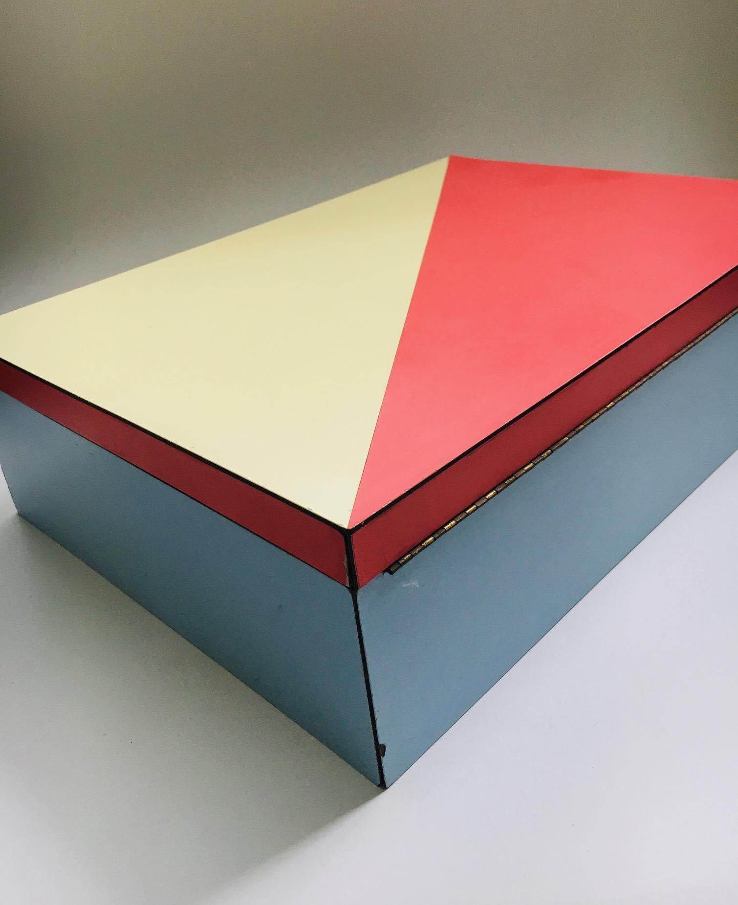 Midcentury Modern Dutch Design STIJL Modernism Letter Box, 1950's Holland For Sale 5