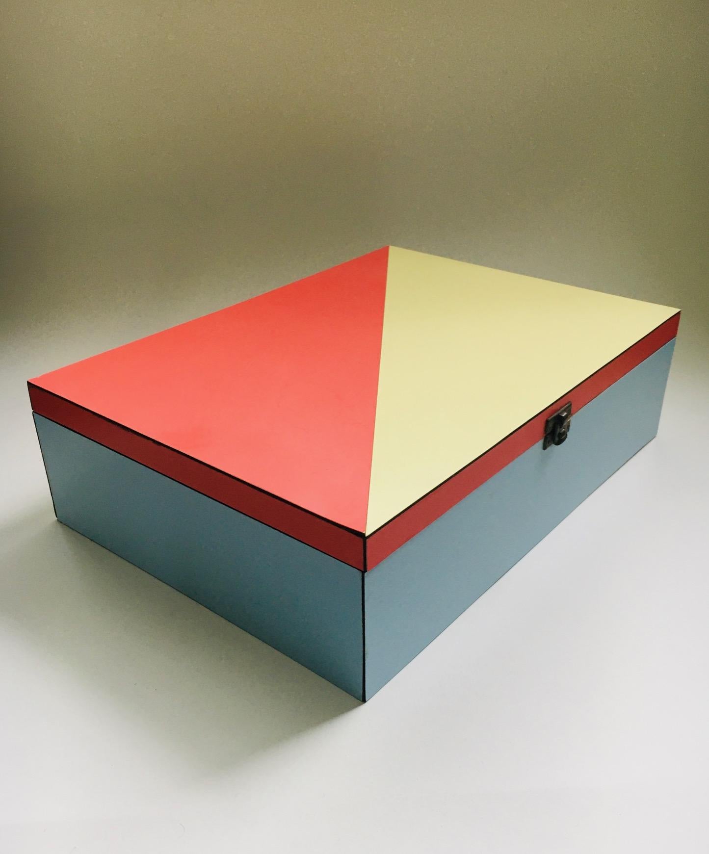 Midcentury Modern Dutch Design STIJL Modernism Letter Box, 1950's Holland 6