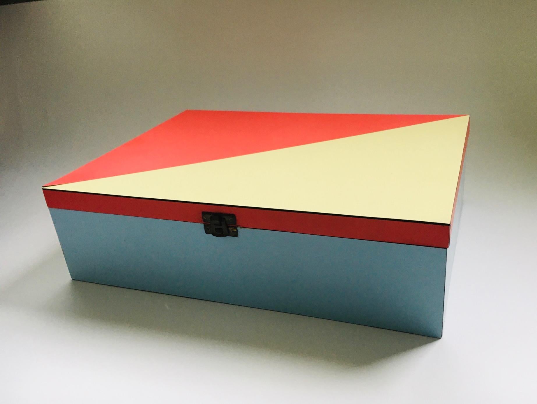 Midcentury Modern Dutch Design STIJL Modernism Letter Box, 1950's Holland In Good Condition In Oud-Turnhout, VAN
