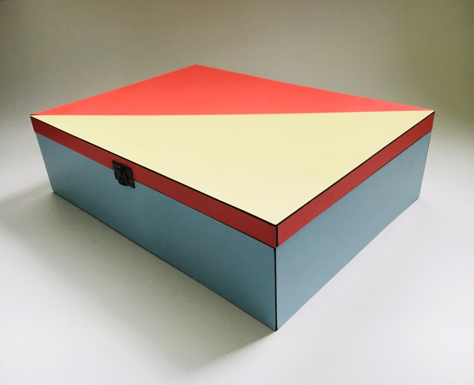 Mid-20th Century Midcentury Modern Dutch Design STIJL Modernism Letter Box, 1950's Holland