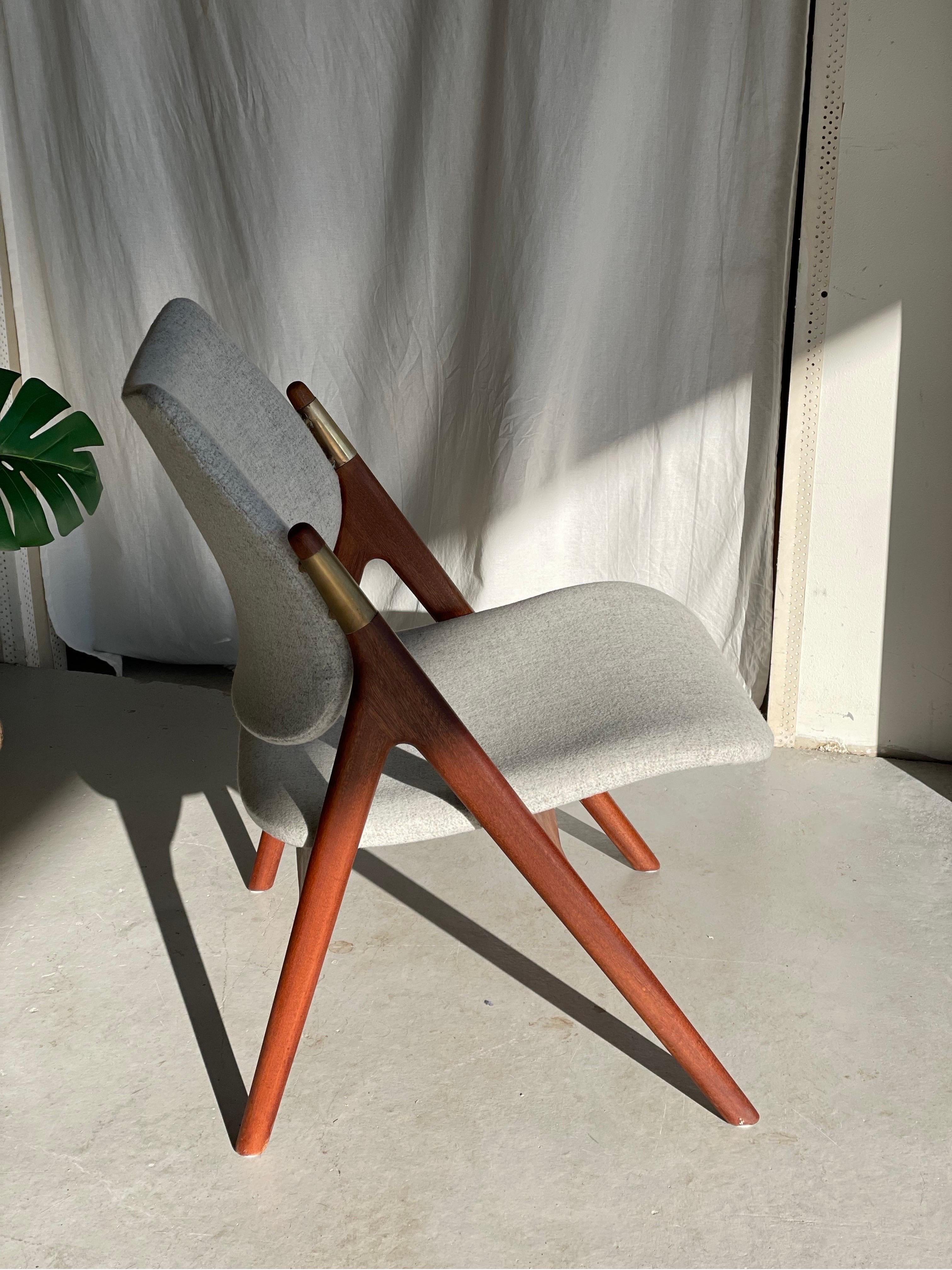 Norwegian Mid- Century Modern Easy  Chair by  Olav Haug Norway 1960s For Sale