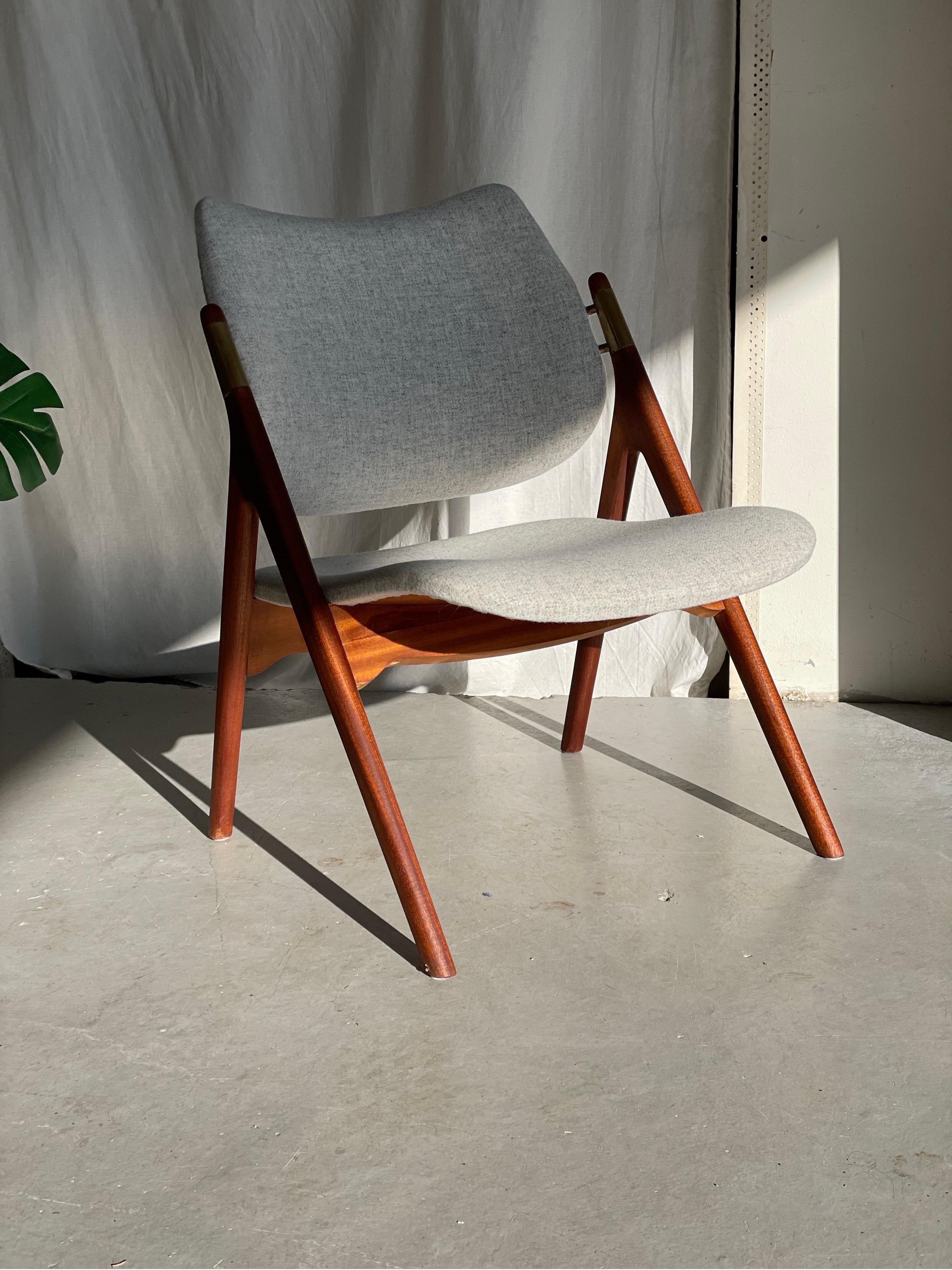 20th Century Mid- Century Modern Easy  Chair by  Olav Haug Norway 1960s For Sale