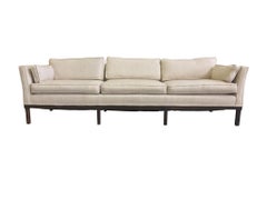 Mid-Century Modern Ecru Sofa and Settee Set