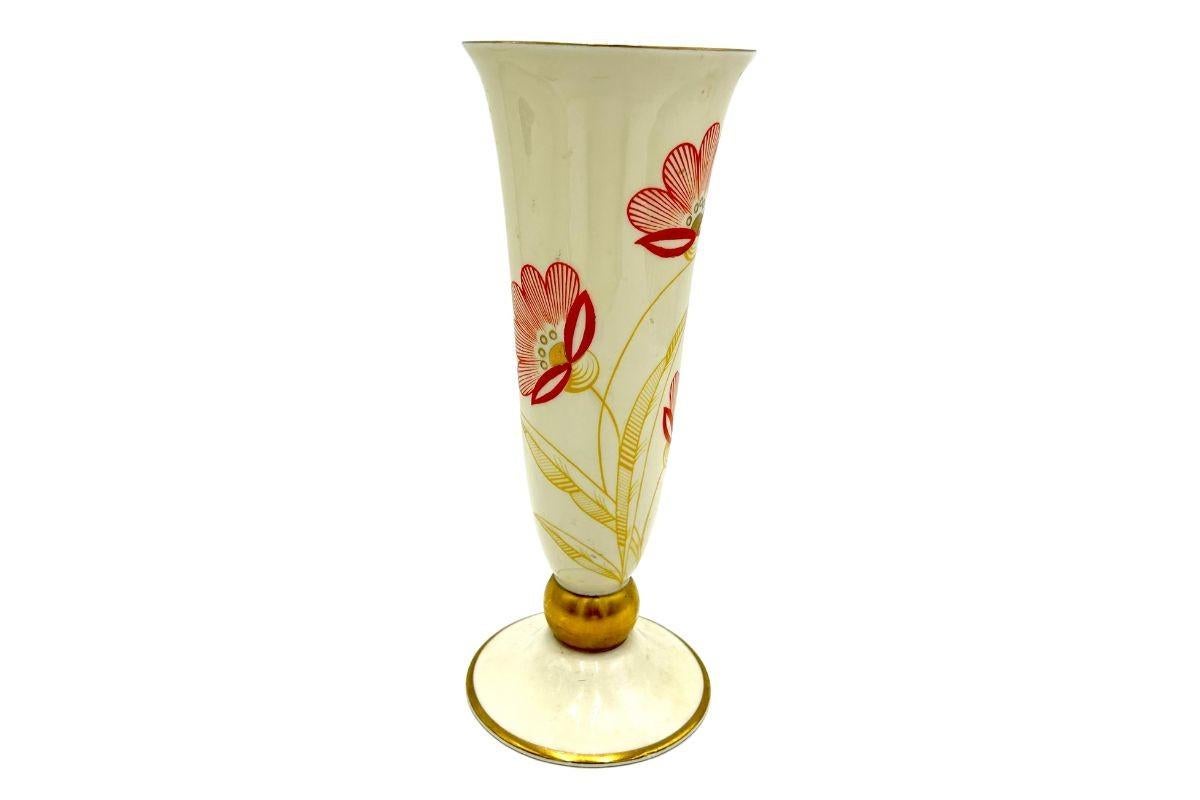 Mid-Century Modern Edelstein Bavaria Porcelain Vase, Germany, 1960s For Sale