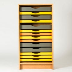 Midcentury Modern Filing Cabinet by Børge Mogensen, Sweden, 1960s