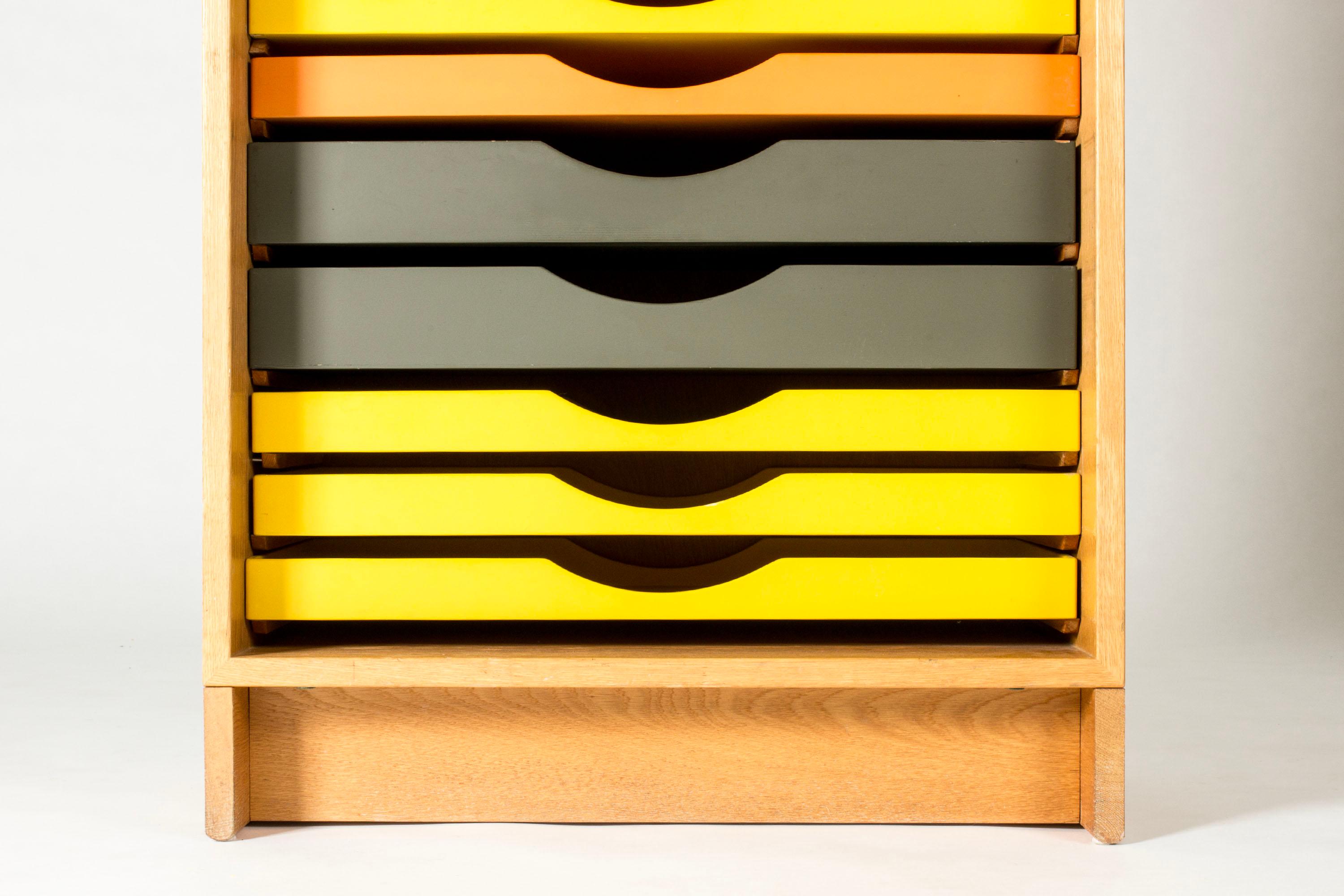 Scandinavian Modern Midcentury Modern Filing Cabinet by Børge Mogensen, Sweden, 1960s For Sale