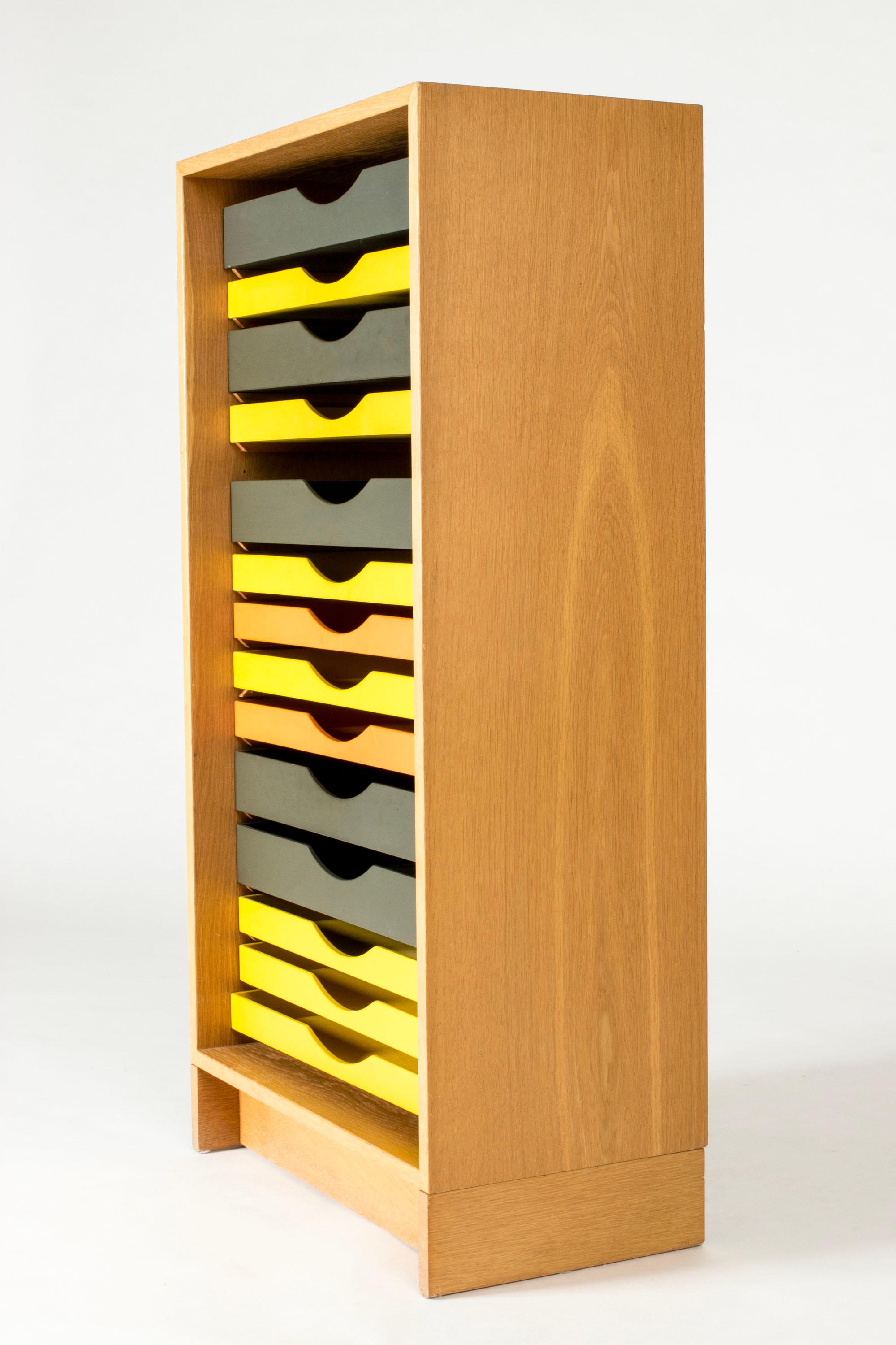 Mid-20th Century Midcentury Modern Filing Cabinet by Børge Mogensen, Sweden, 1960s For Sale