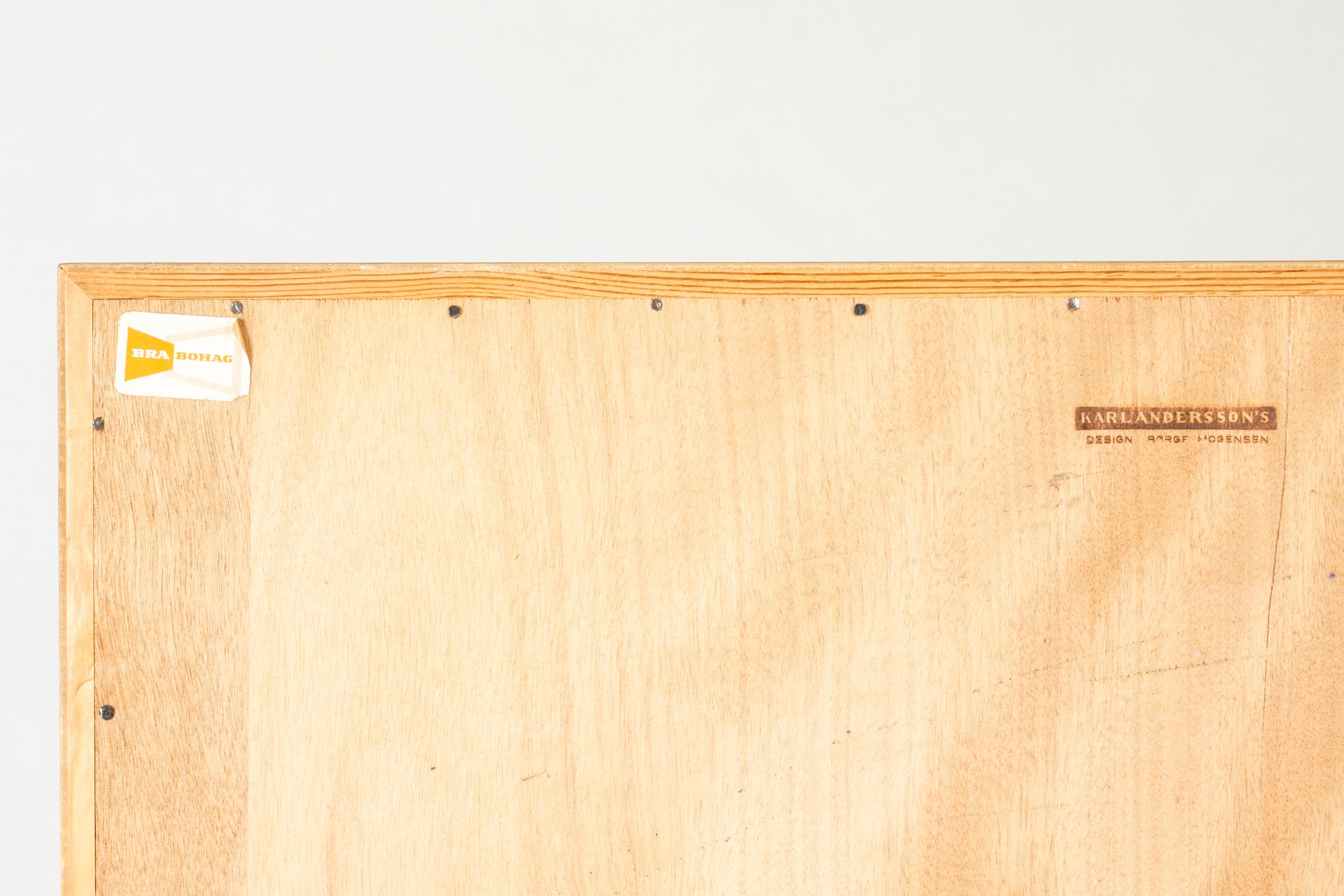 Midcentury Modern Filing Cabinet by Børge Mogensen, Sweden, 1960s For Sale 1