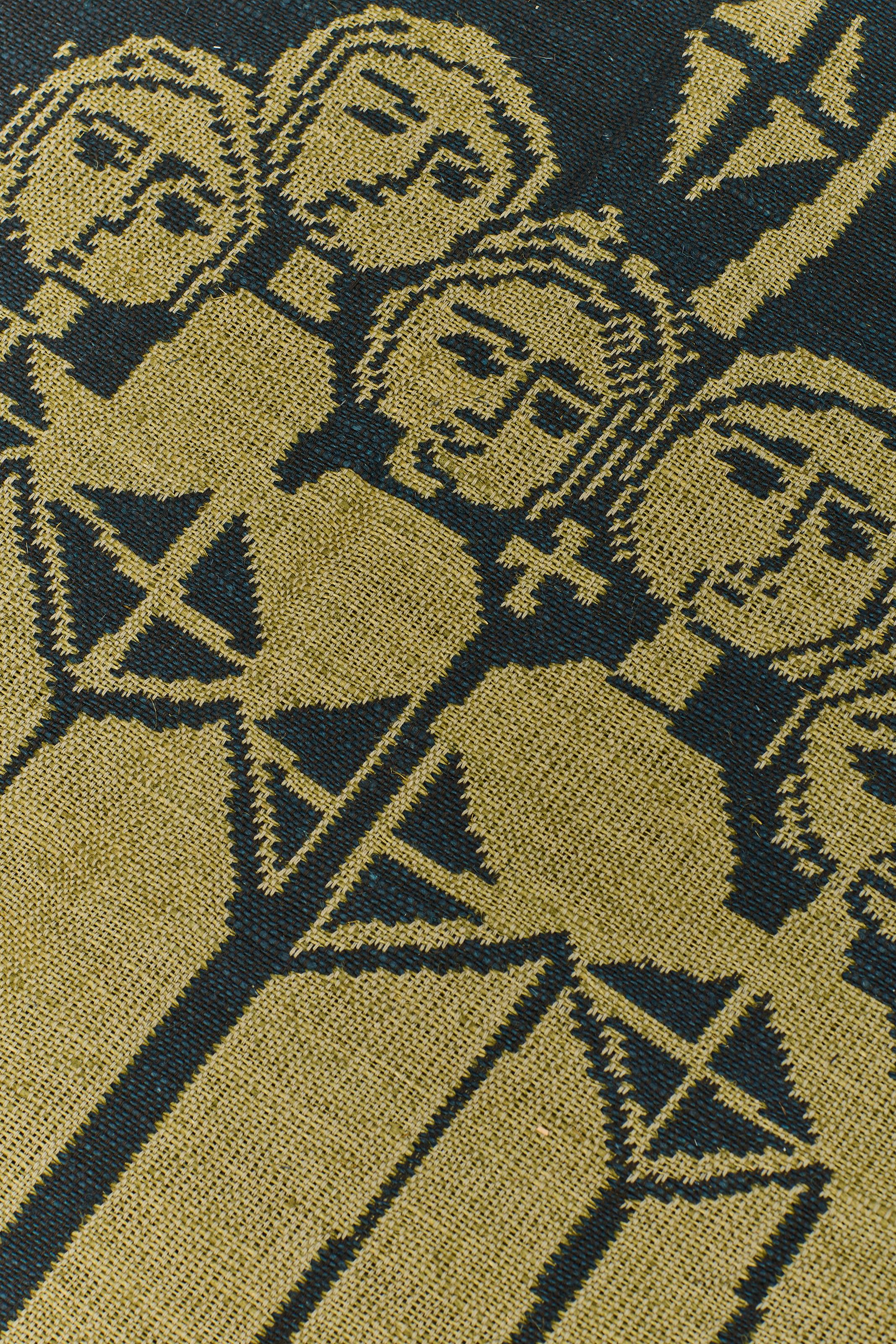 Finnischer Täkänä-Wandteppich aus der Jahrhundertmitte, Kirsti Rantanen für Helmi Vuorelma Oy im Zustand „Gut“ im Angebot in Göteborg, SE