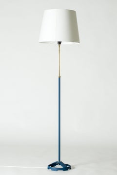Midcentury Modern Floor Lamp by Bertil Brisborg, NK, Sweden, 1950s