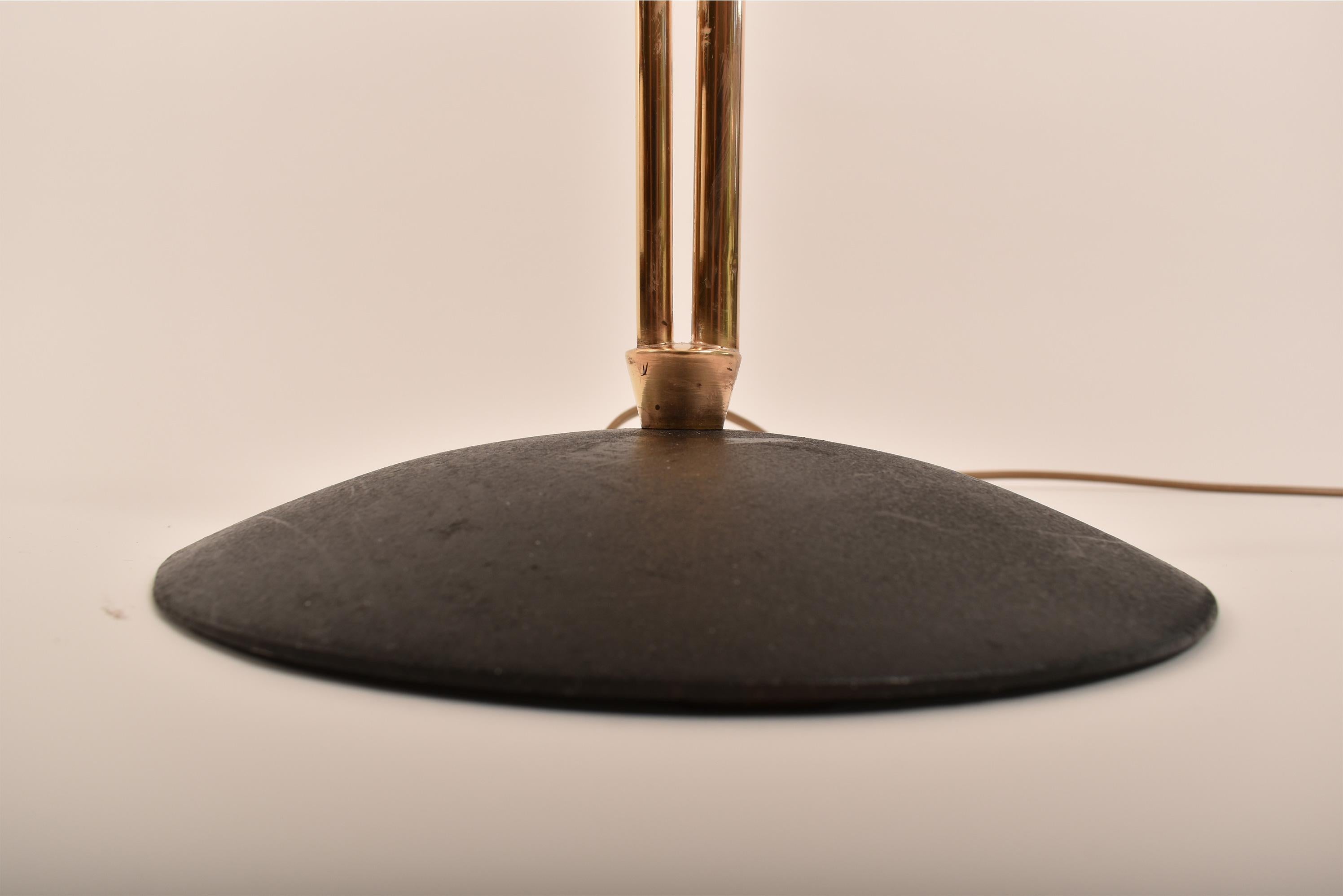 Midcentury Modern Floor Lamp in Brass by Carl Moor for Bag Turgi, Switzerland For Sale 6