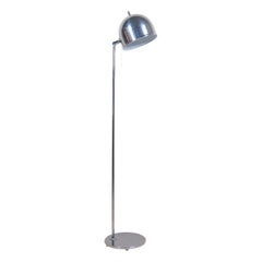 Lampada da terra moderna del Medioevo in cromo, modello G-075, Bergboms, Svezia, anni '60