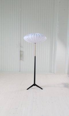 Midcentury Modern Floor Lamp, Model G-34, Bergboms, Sweden, 1960s