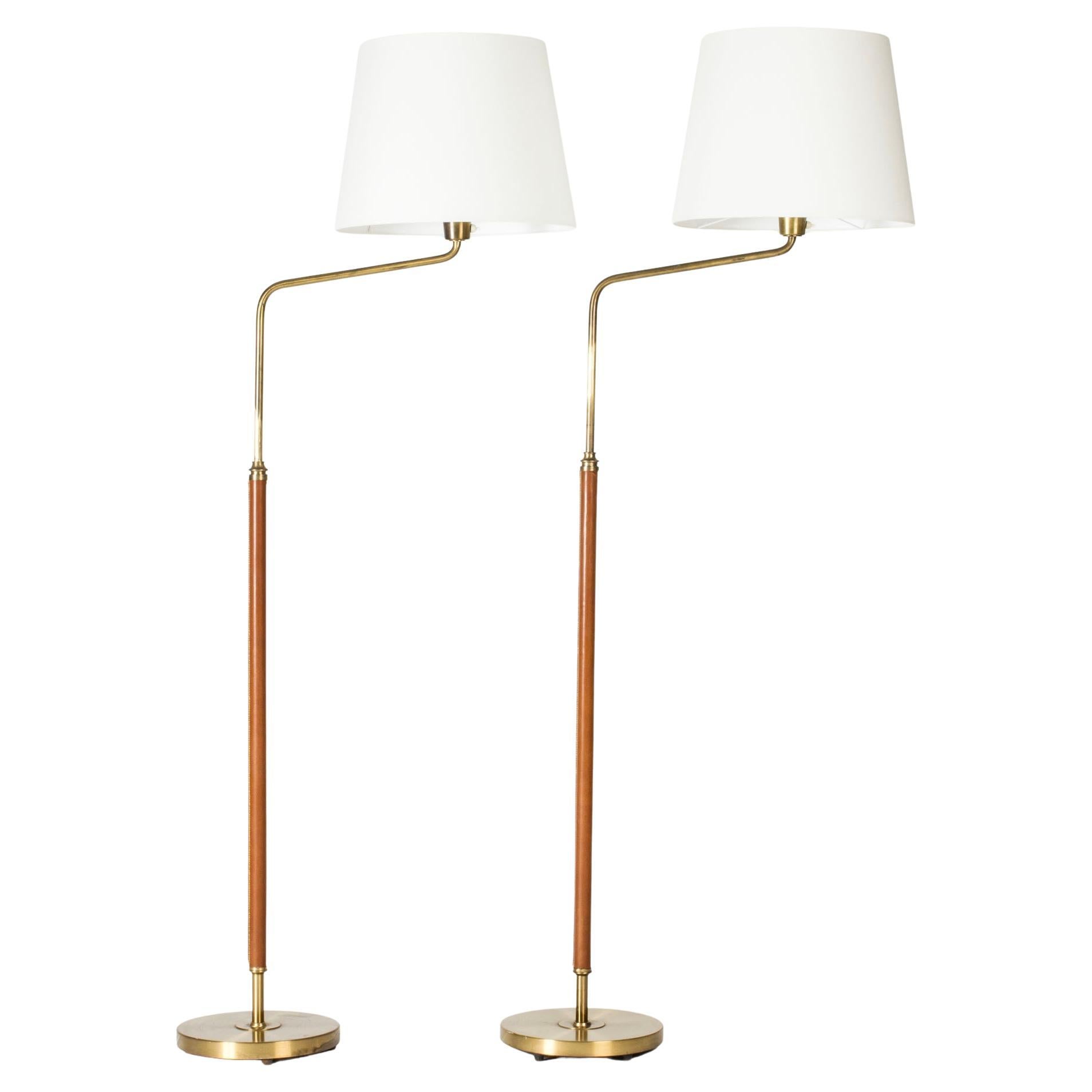 Moderne Stehlampen aus der Mitte des Jahrhunderts von Bertil Brisborg, NK, Schweden, 1940er Jahre im Angebot