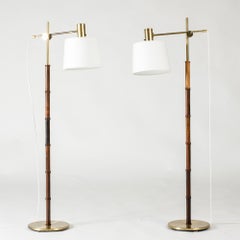 Midcentury Modern Floor Lamps from Falkenbergs Belysning, Sweden, 1960s
