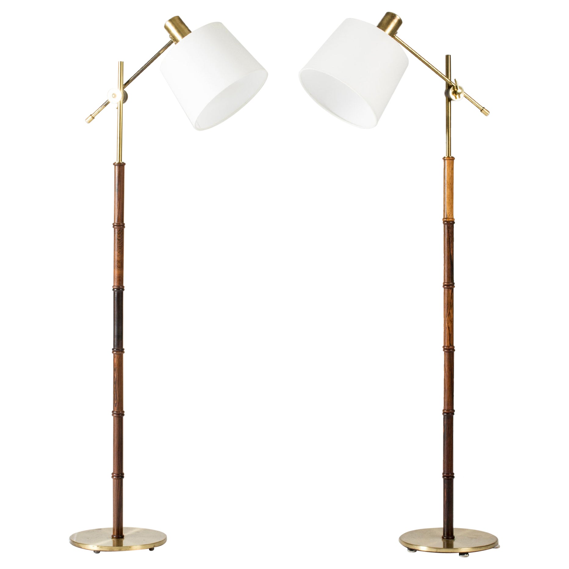 Lampadaires modernes du milieu du siècle dernier de Falkenbergs Belysning, Suède, années 1960