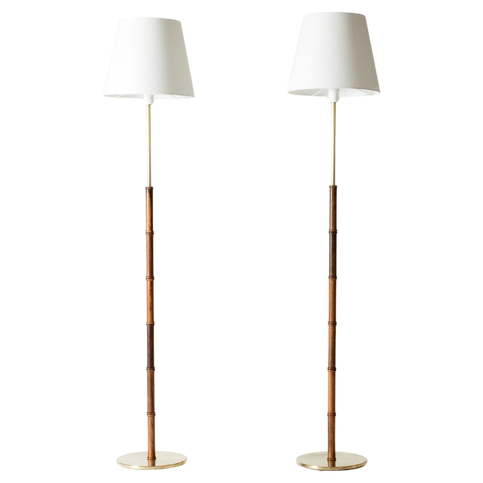 Moderne Stehlampen aus der Mitte des Jahrhunderts von Falkenbergs Belysning, Schweden, 1960er Jahre