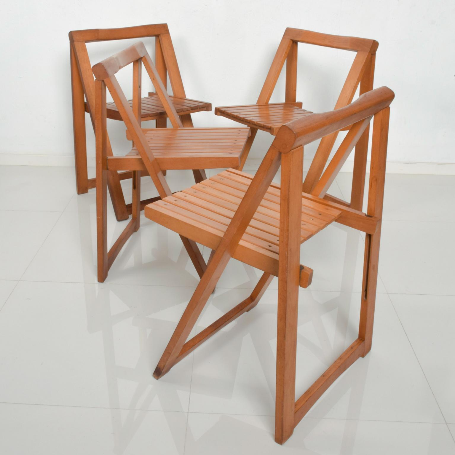 mid century folding chair
