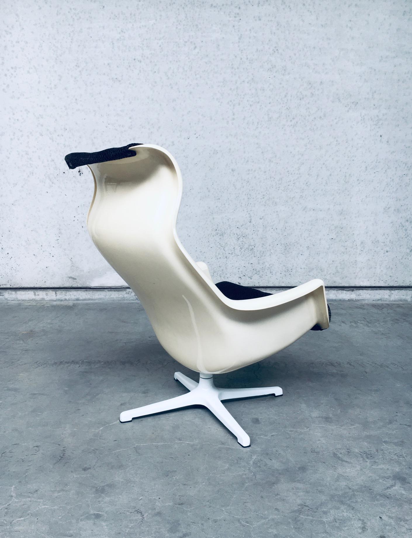 Metal Midcentury Modern 'Galaxy' Lounge Chair by Alf Svensson for Dux, Denmark 1960's