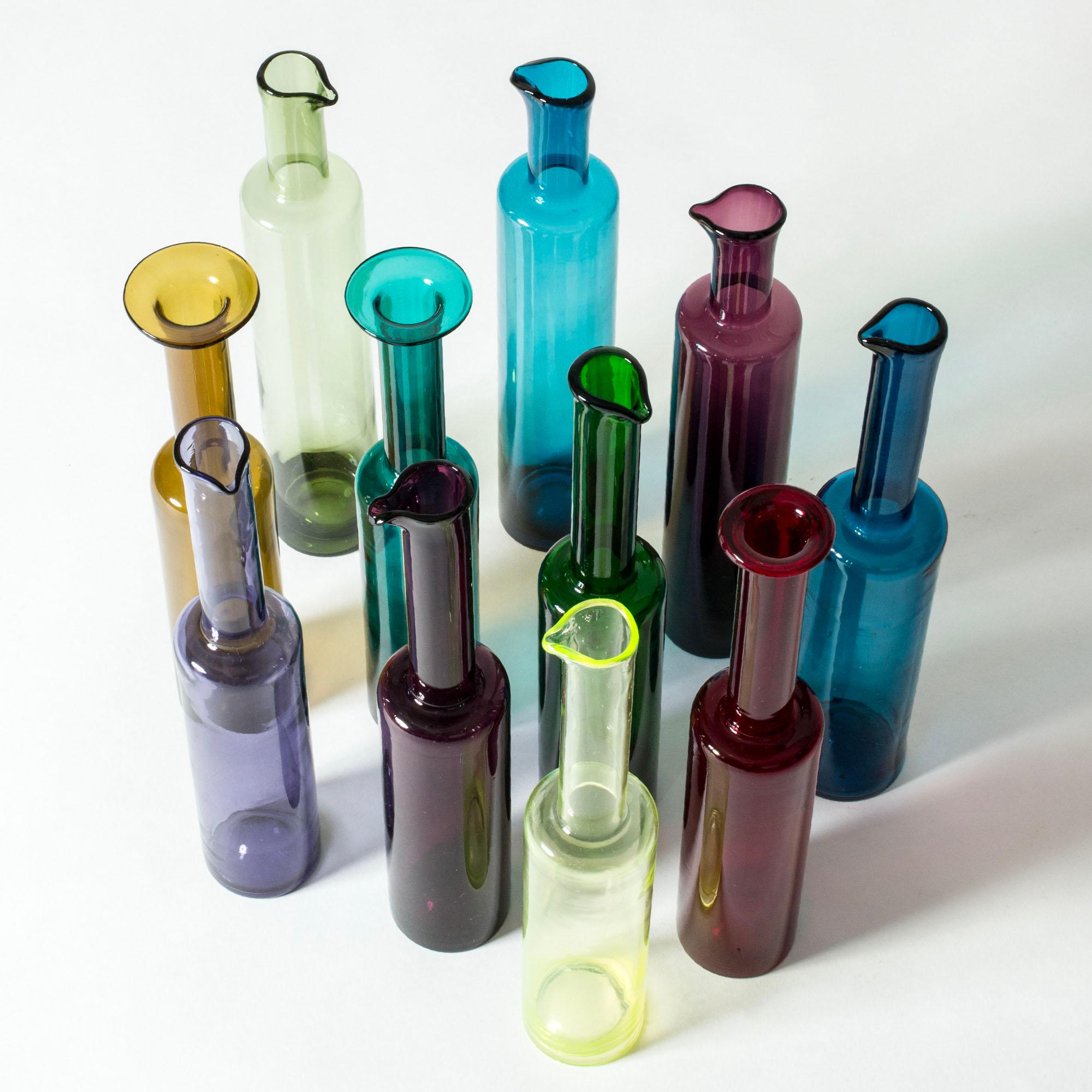 Vasos de cristal modernos de mediados de siglo de Nanny Still, Finlandia, años 50, lote de 11 Finlandés en venta