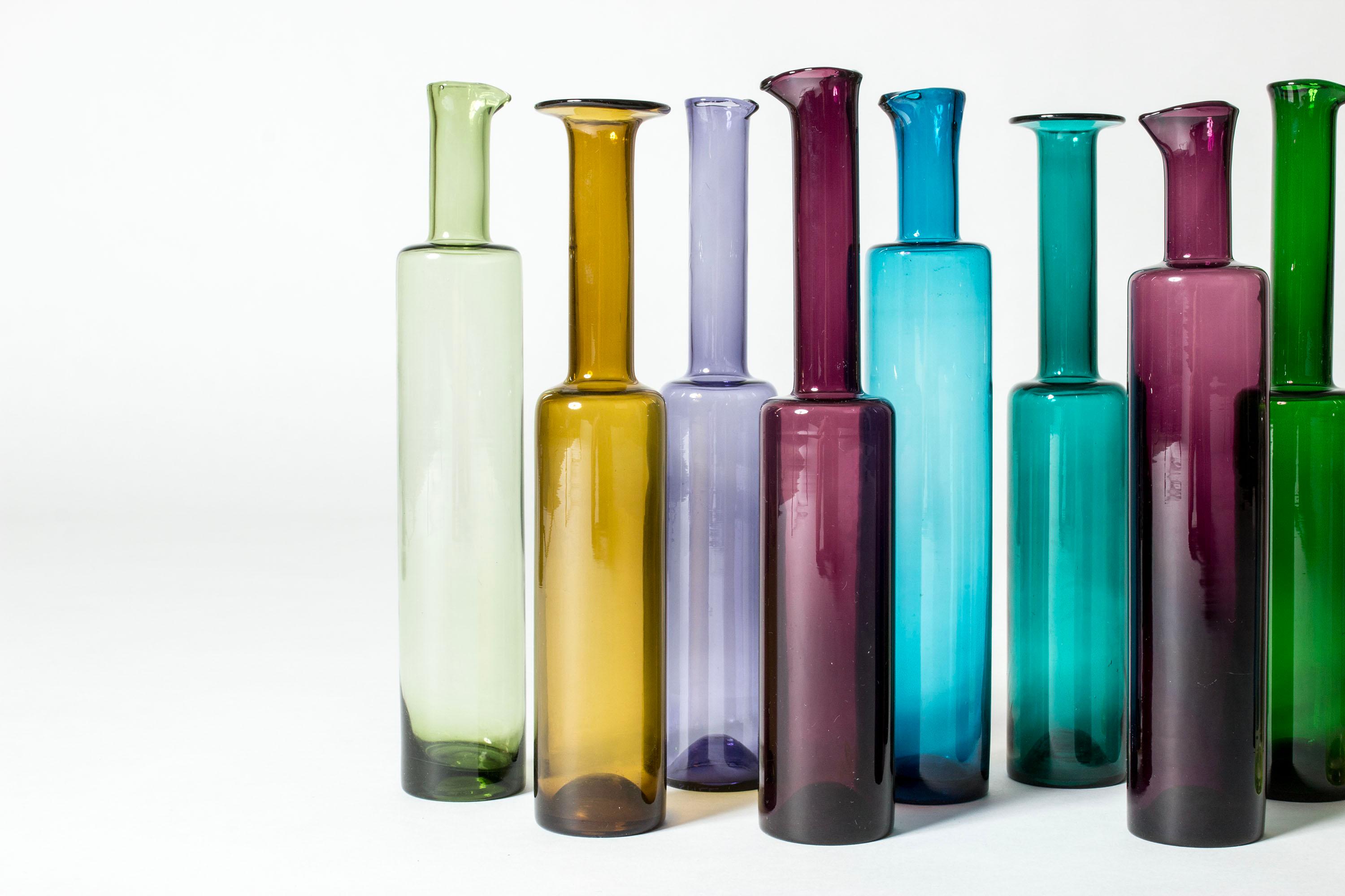 Vasos de cristal modernos de mediados de siglo de Nanny Still, Finlandia, años 50, lote de 11 en Bueno estado para la venta en Stockholm, SE