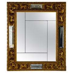 Miroir rectangulaire Goldenrod, Italie, années 1950
