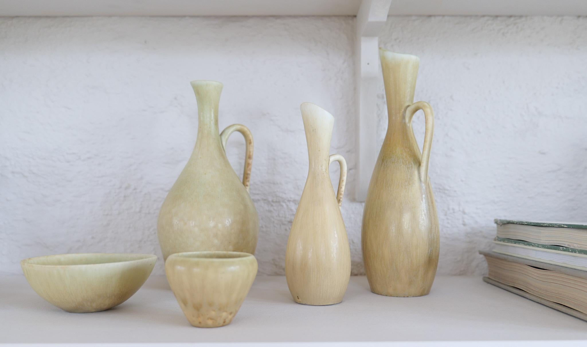 Suédois The Moderns Modern Groupe de 5 Vaisseaux Rörstrand Suède 1950 en vente