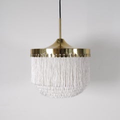 Midcentury Modern Hans-Agne Jakobsson Ceiling Fringe Lamp Model T601, Sweden