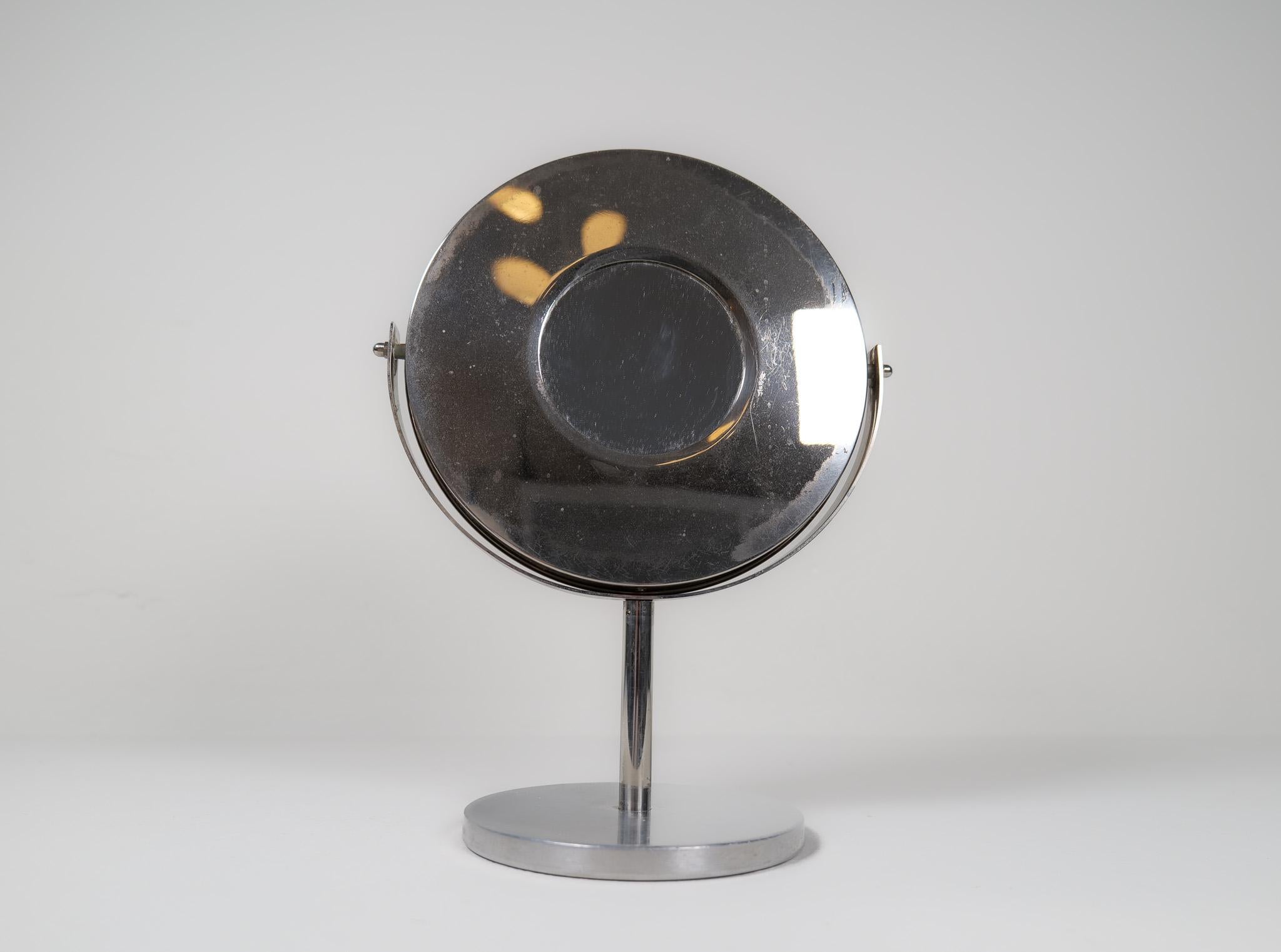 Midcentury Modern Hans-Agne Jakobsson Chrome  Vanity Table Mirror, Sweden For Sale 6