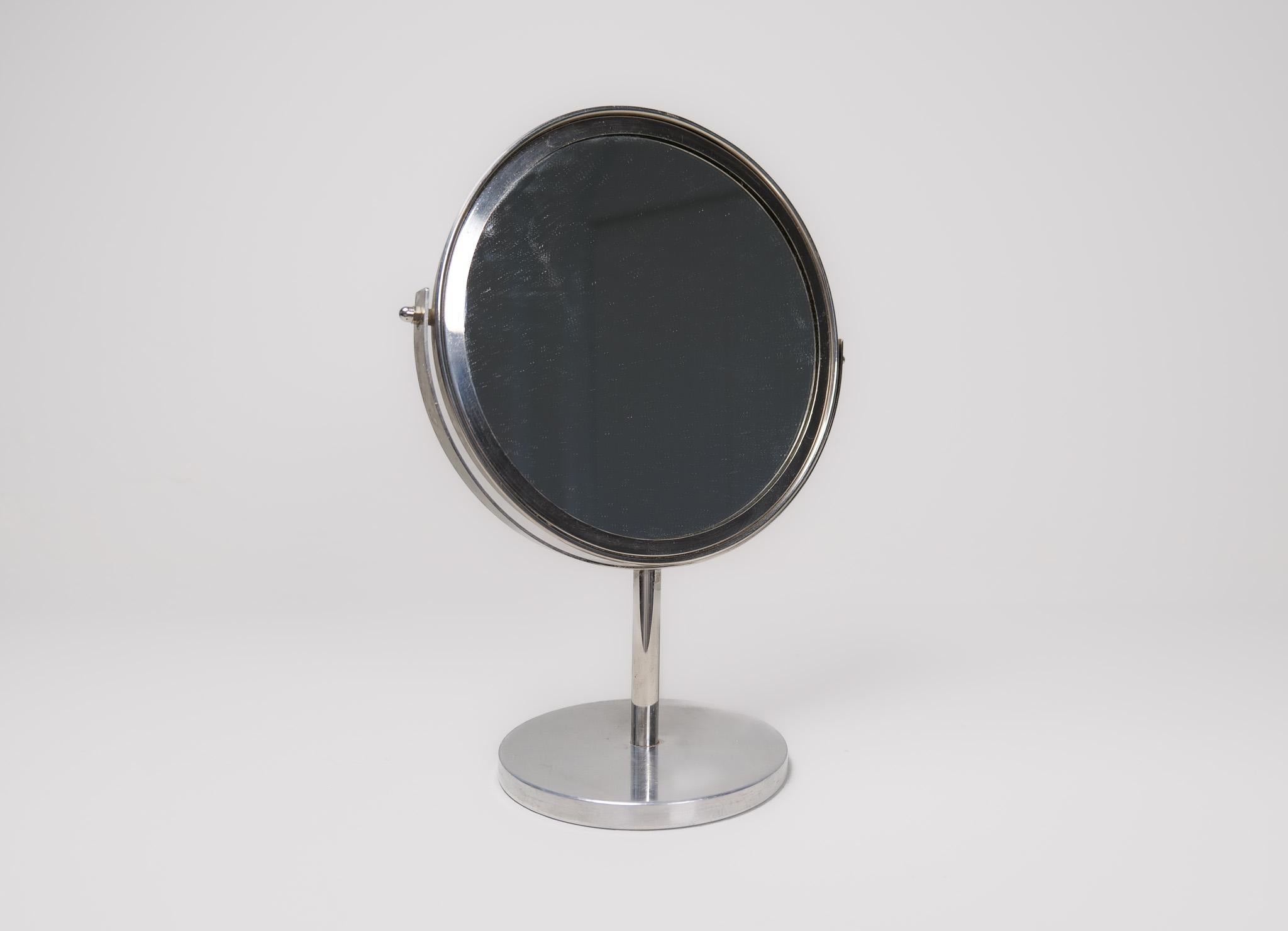 Mid-Century Modern Midcentury Modern Hans-Agne Jakobsson Chrome  Vanity Table Mirror, Sweden For Sale