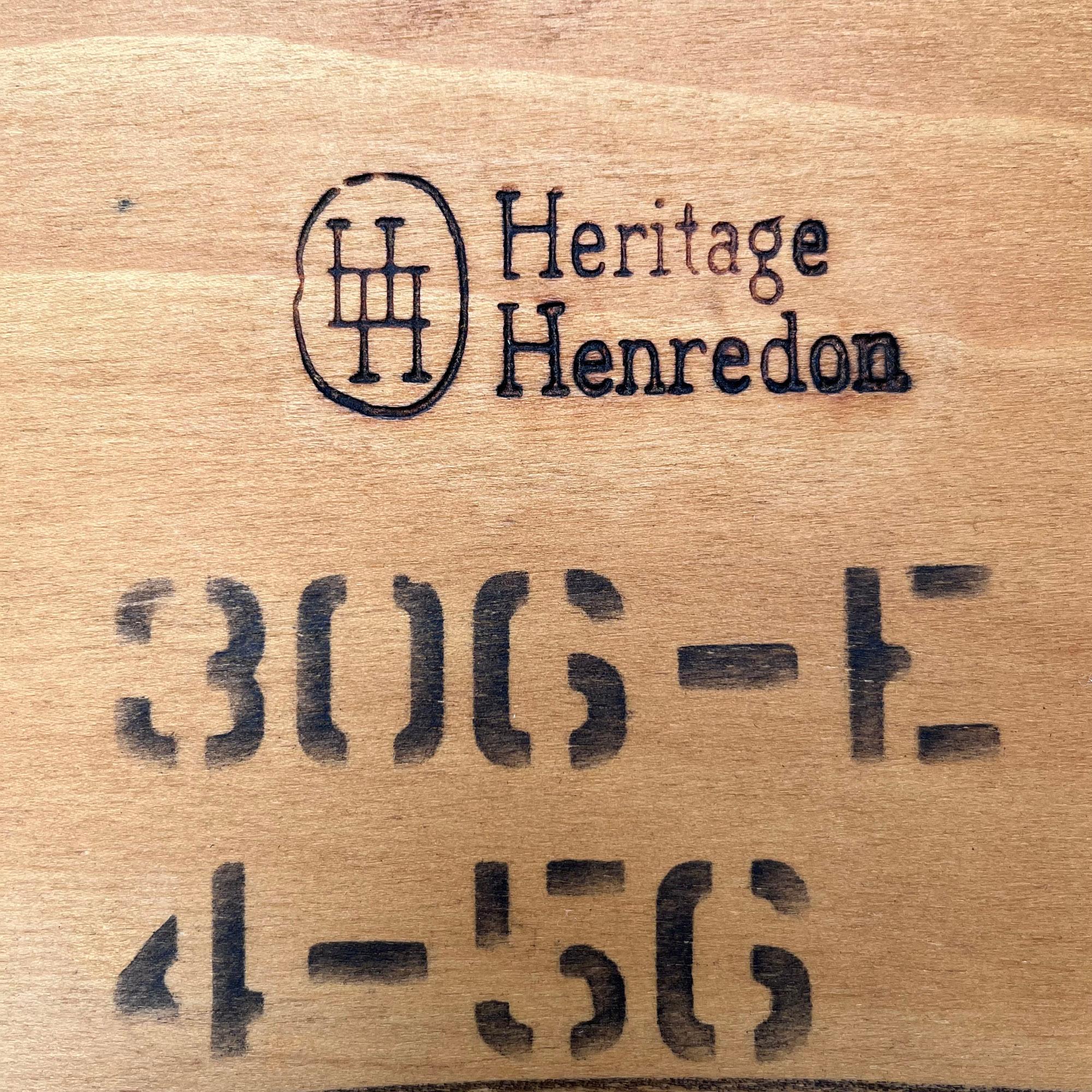 Mid-Century Modern Heritage Henredon Horn Leg Side End Tables 8