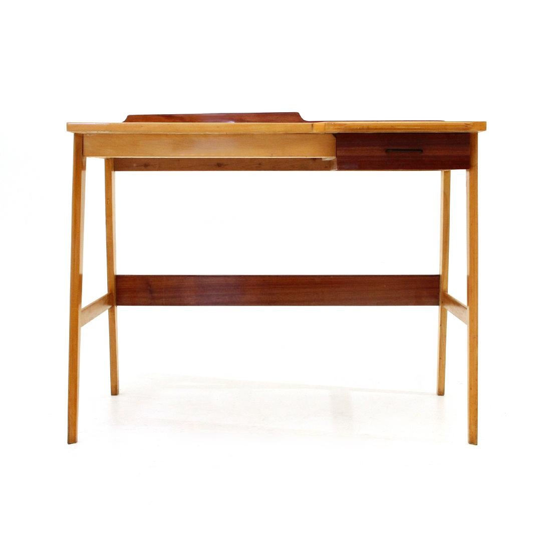 Mid-Century Modern Irregular Desk, 1950s In Good Condition In Savona, IT