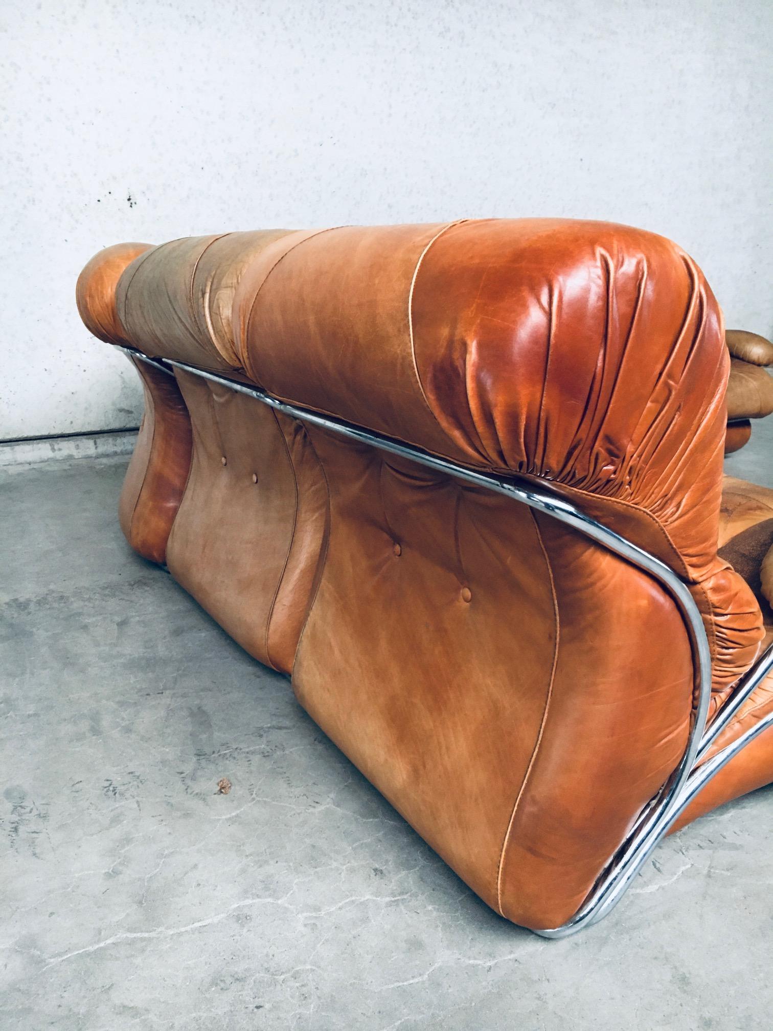 Canapé sectionnel COROLLA en cuir au design italien par I.P.E., Italie, années 1970 en vente 4