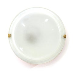 Mid-Century Modern Italian Round Shade Applique, 1950s