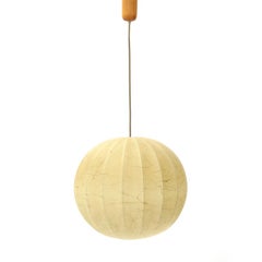 Mid-Century Modern Italian Spherical Chandelier in Cocoon, 1970s