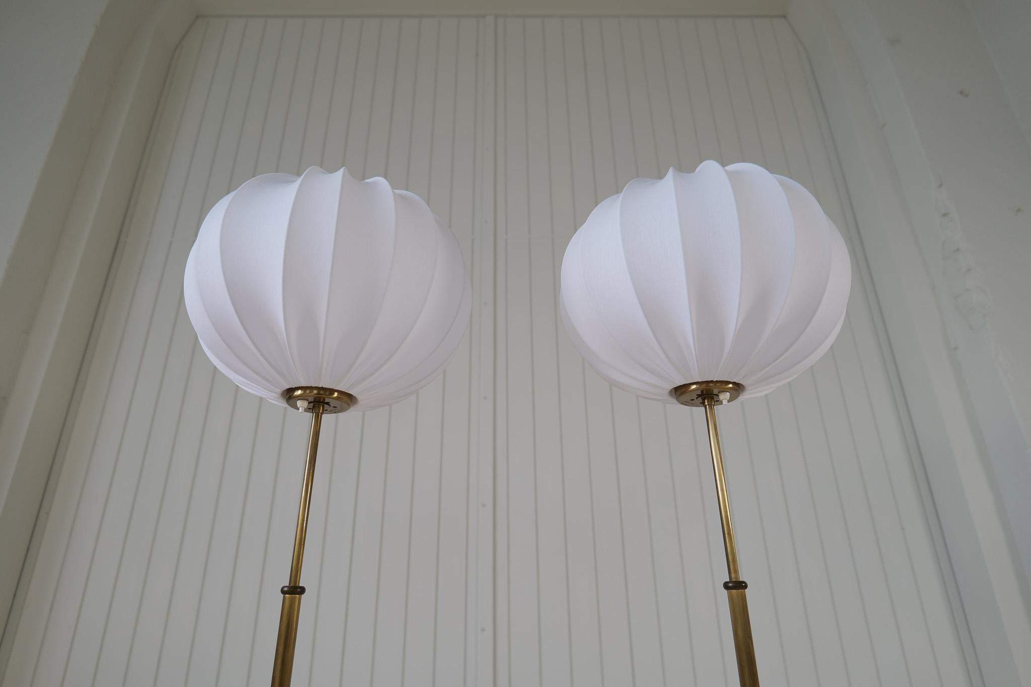 Midcentury Modern Josef Frank Floor Lamps Model G2326 by Svenskt Tenn Sweden For Sale 1