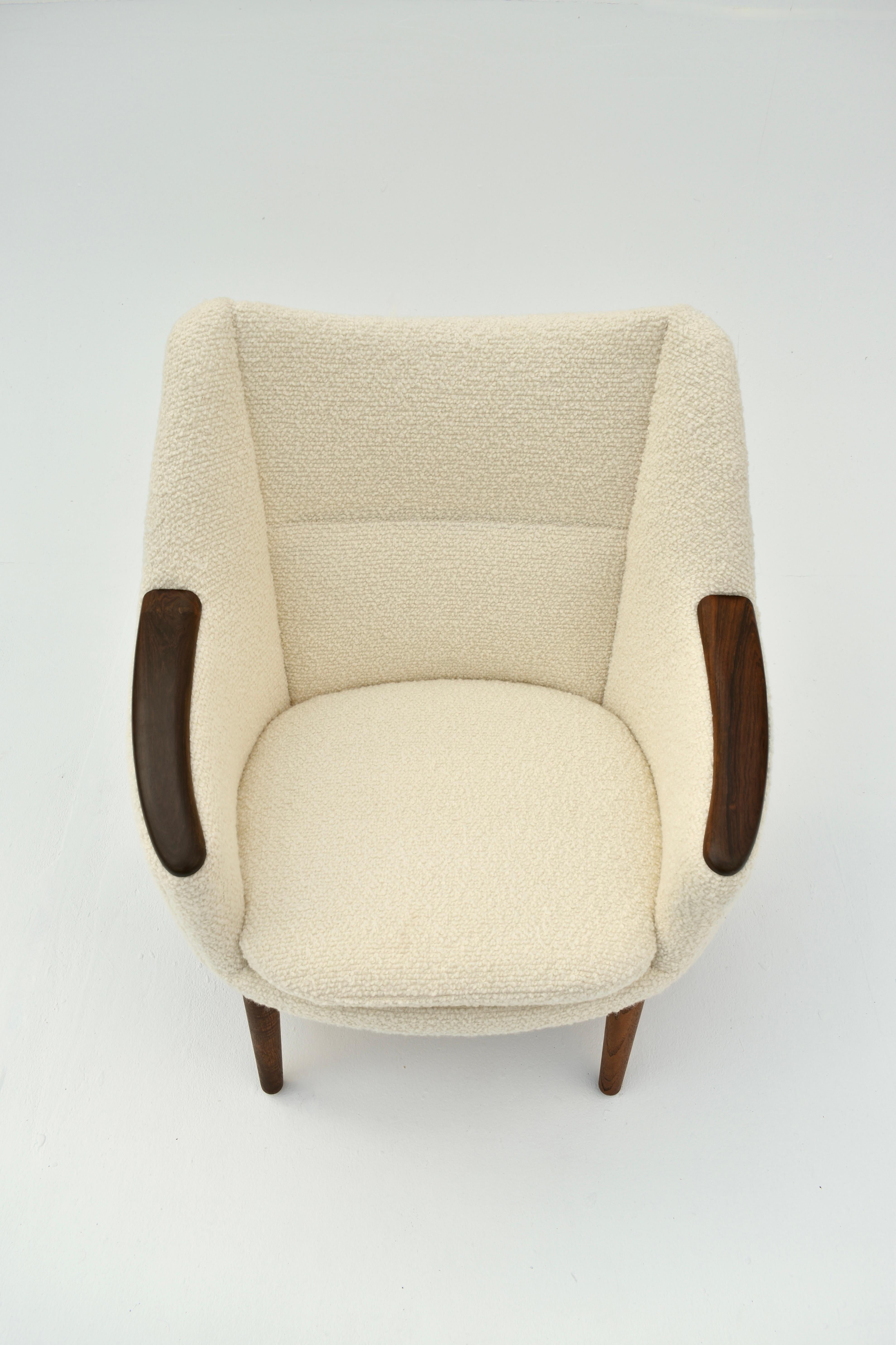 Mid-Century Modern Kurt Østervig Model 58 Lounge Chair for Rolschau Mobler For Sale 7