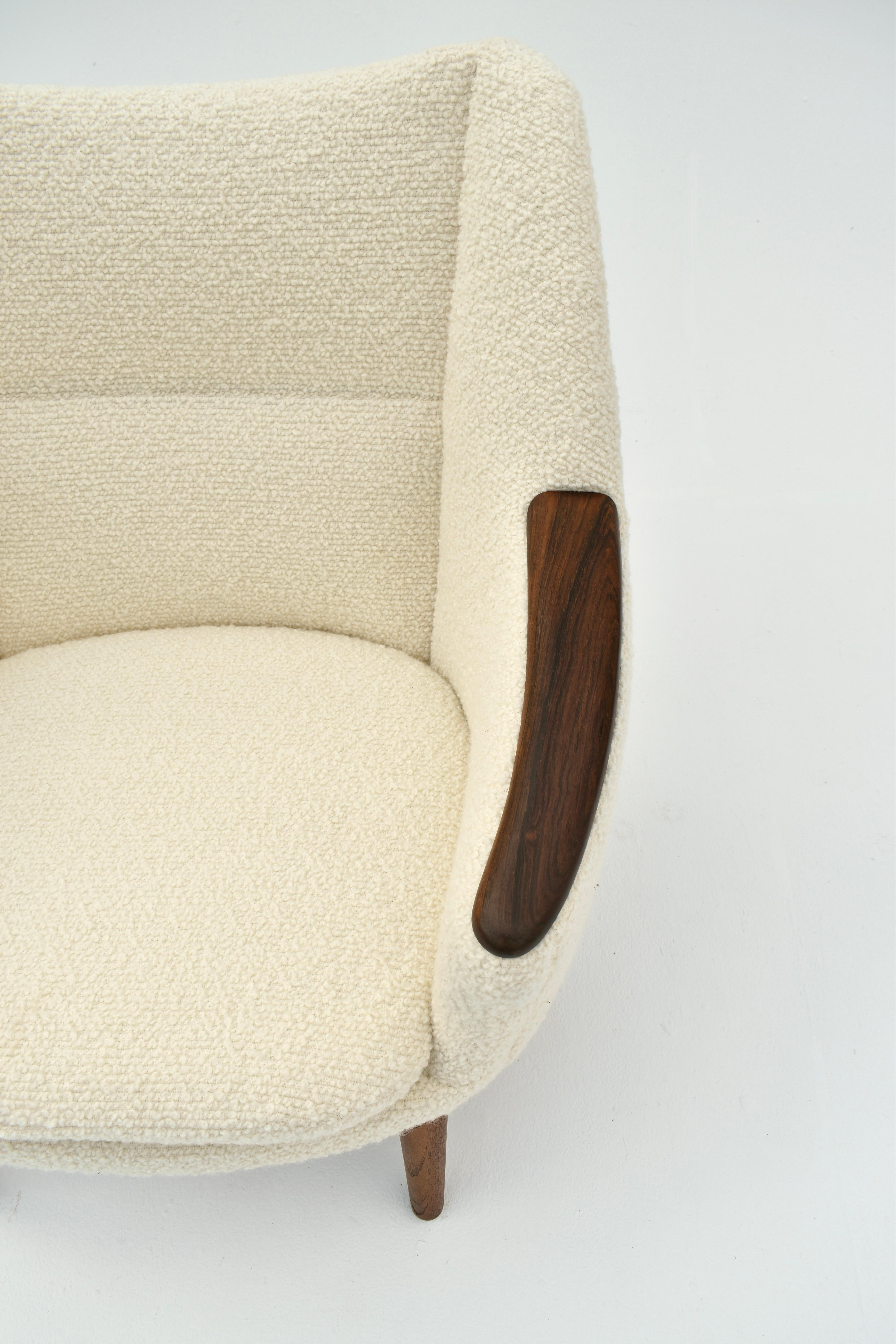 Mid-Century Modern Kurt Østervig Model 58 Lounge Chair for Rolschau Mobler For Sale 8