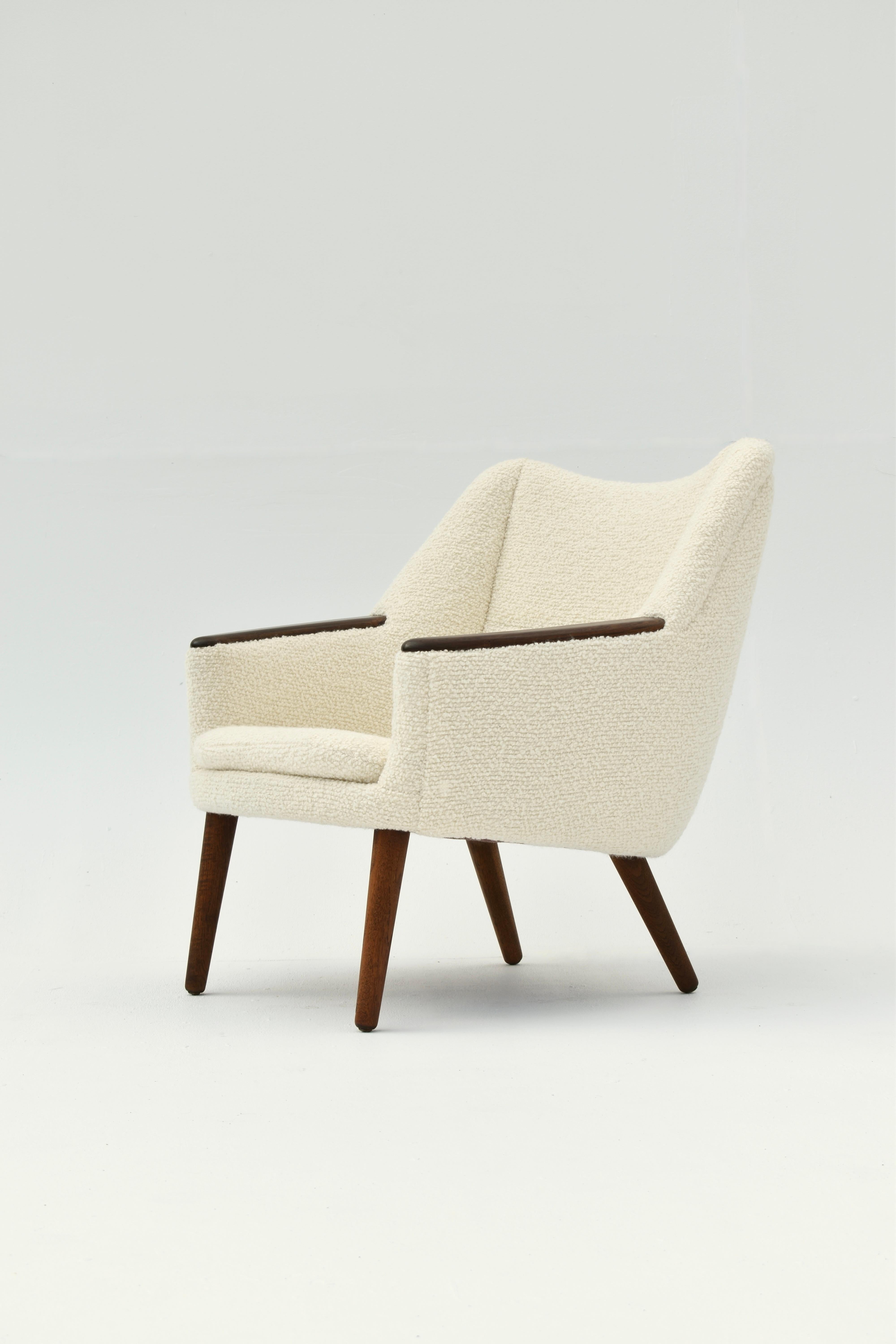 Danish Mid-Century Modern Kurt Østervig Model 58 Lounge Chair for Rolschau Mobler For Sale