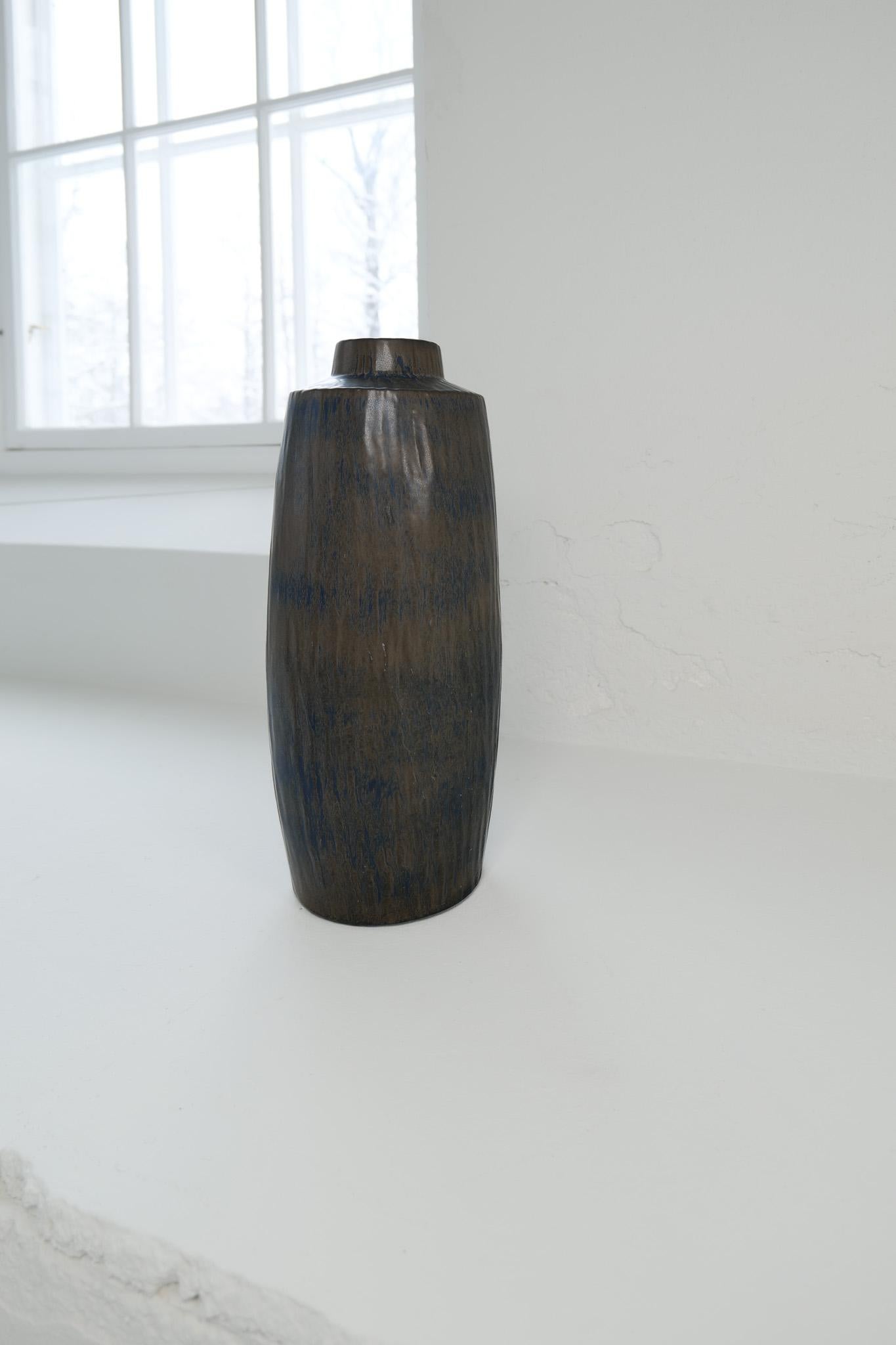 Midcentury Modern Large Ceramic Vase Rubus Gunnar Nylund Rörstrand, Sweden For Sale 7