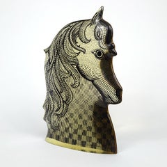 Mid-Century Modern Large Horse Head by Brazilian artist Abraham Palatnik