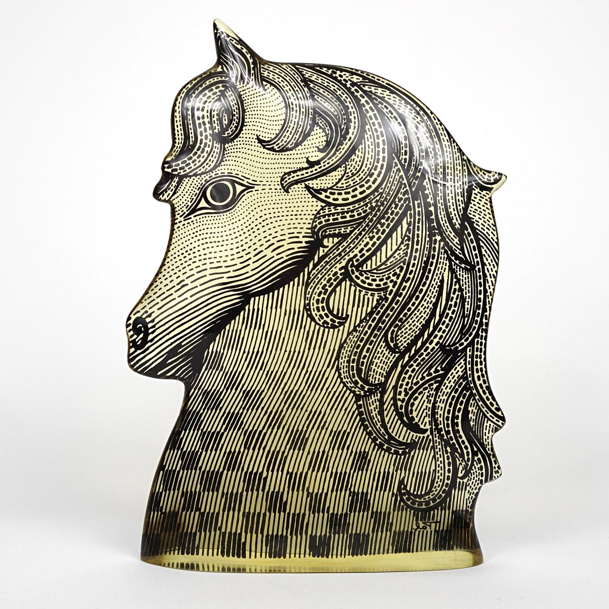 20th Century Mid-Century Modern Large Horse Head by Brazilian artist Abraham Palatnik For Sale