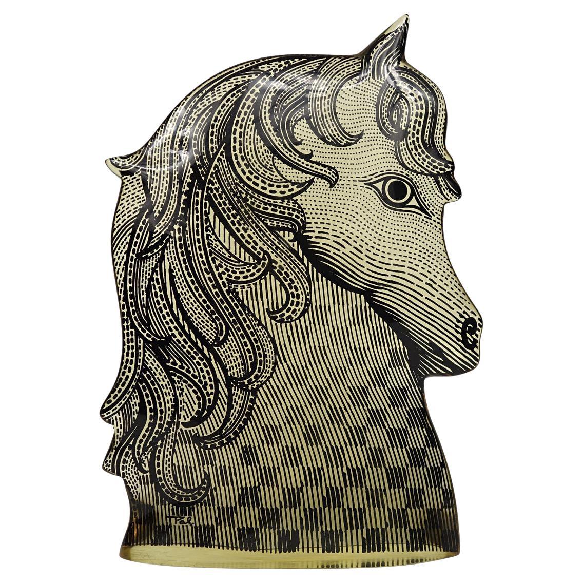 Mid-Century Modern Large Horse Head by Brazilian artist Abraham Palatnik
