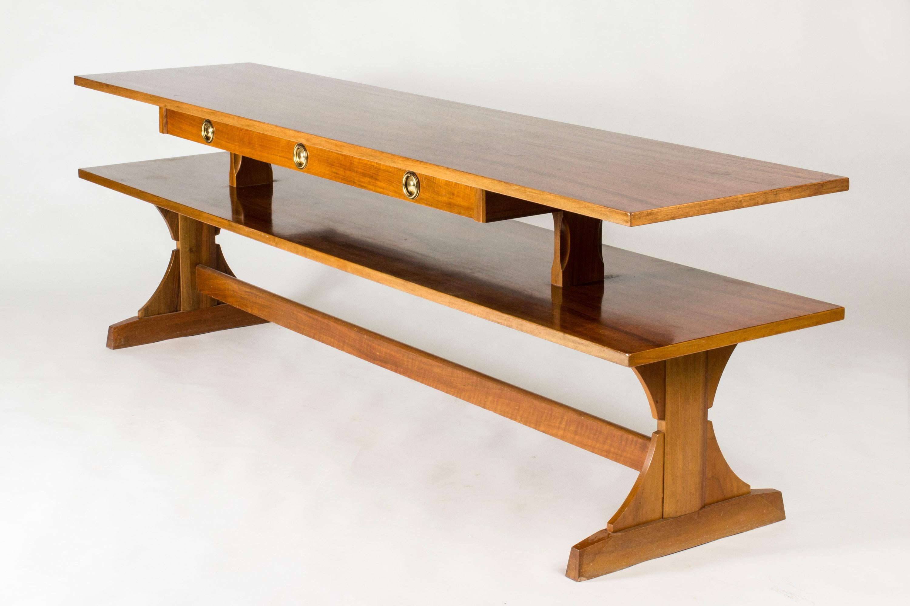 Swedish Midcentury Modern Library Table/Sideboard by Josef Frank, Svenskt Tenn, 1950s For Sale