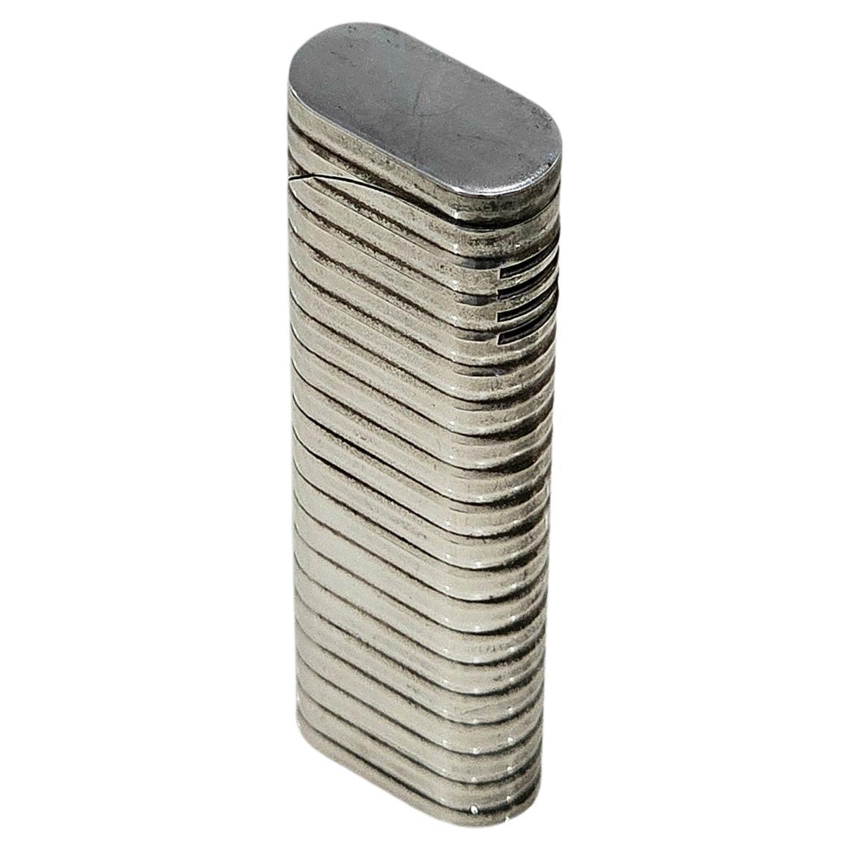 Midcentury Modern Lighter Ronson Silver 925  Design 1960s  For Sale